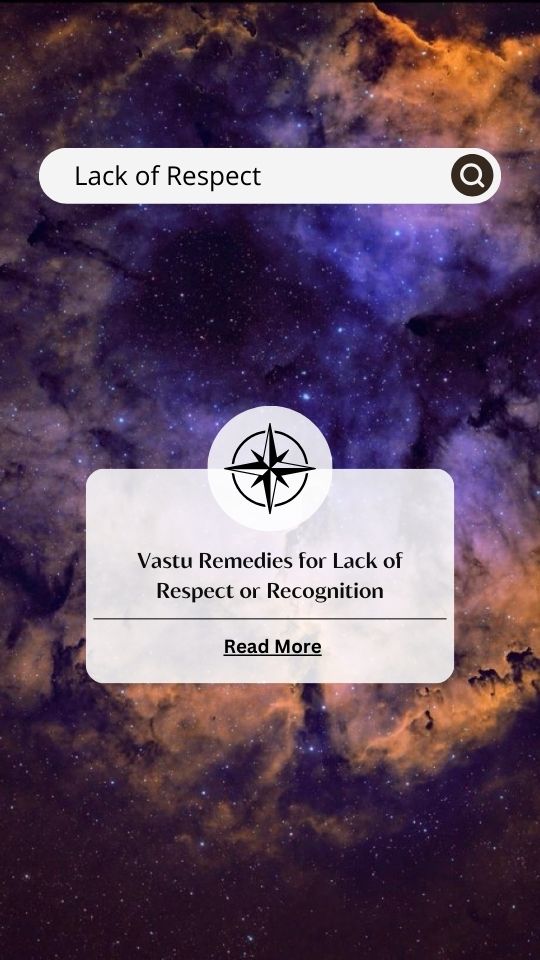 Vastu Remedies for Lack of Respect or Recognition